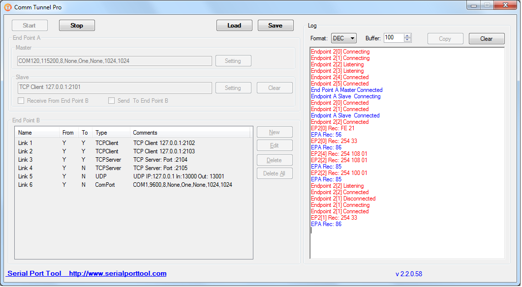 Comm Tunnel Pro - Connect Endpoints