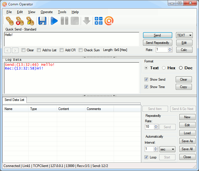 Comm Operator NCD Edition screen shot