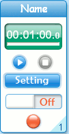 Quick Timer High - Control Panel