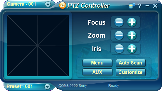 Click to view Free PTZ Controller Tool 4.0.2 screenshot