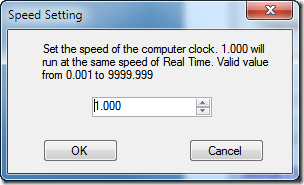 Time Travel - Speed Setting