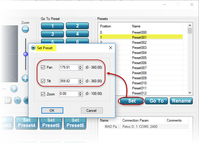 PTZ Controller -Get Absolute Position