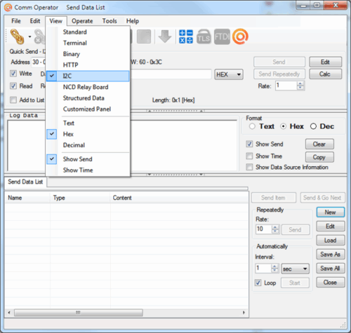 Com Tool Comm Operator - Serial Port Tool - Debug Software for Seial Port & Network