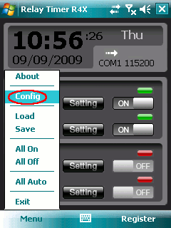 Relay Timer R4X - Config