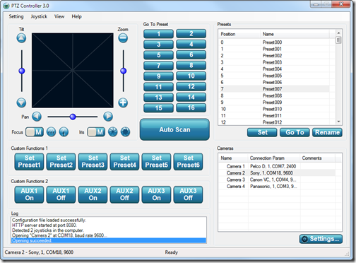 PTZ Controller 3.0